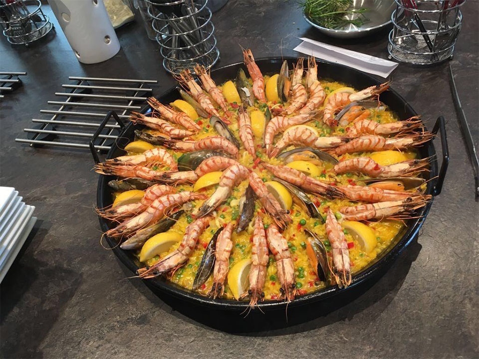 Fisch und Meeresfrüchte vom Grill