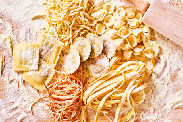 Pizza und Pasta